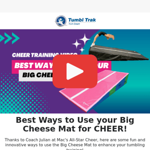 Best Ways to Use your Big Cheese Mat for Cheer! 🧀