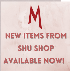 New Shu Shop Items! 😍