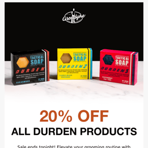 Upgrade your grooming with Durden