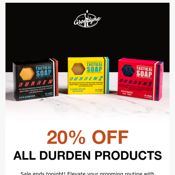 Upgrade your grooming with Durden
