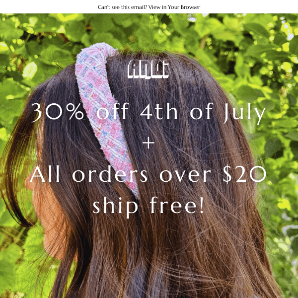 30% OFF Fourth Of July 🇺🇸
