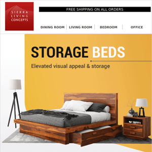 STORAGE BEDS - Bye Clutter!