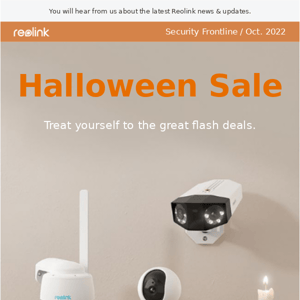 Just Treats! Halloween Deals & All-New 180° Dual-Lens Cameras