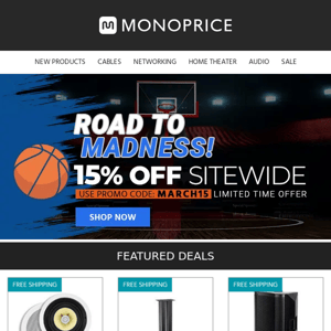 MORE Deals Made Even Better | Extra 15% OFF Sitewide!