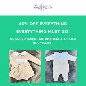 Wow 40% off everything