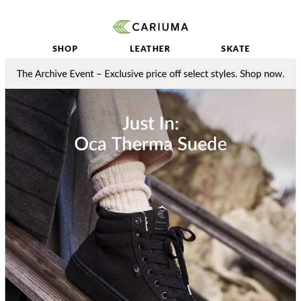 NEW: Oca Therma Suede