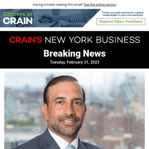 Frank Carone, mayor’s ex-chief of staff, joins SL Green’s Times Square casino bid