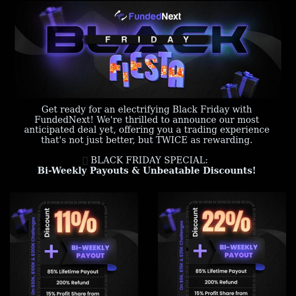 Black Friday Exclusive: Unlock Bi-Weekly Payouts & Huge Discounts