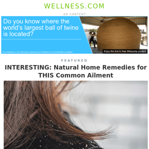 INTERESTING: Natural Home Remedies for THIS Common Ailment