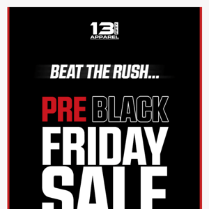 Pre Black Friday deals on now!