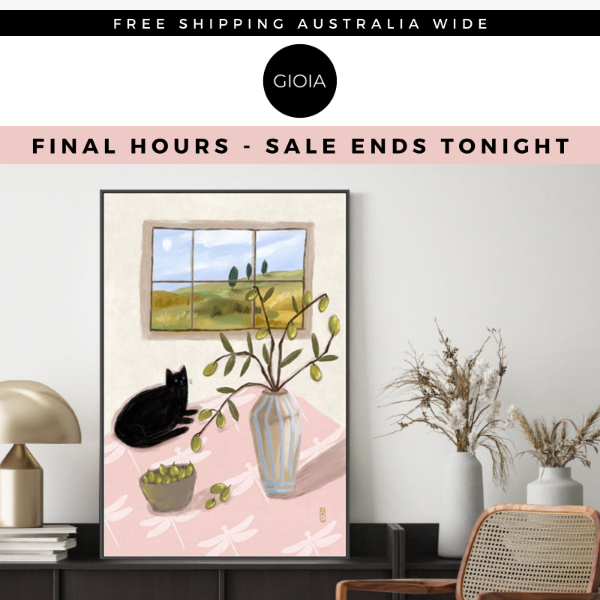 Final hours ⏰ storewide sale ends tonight