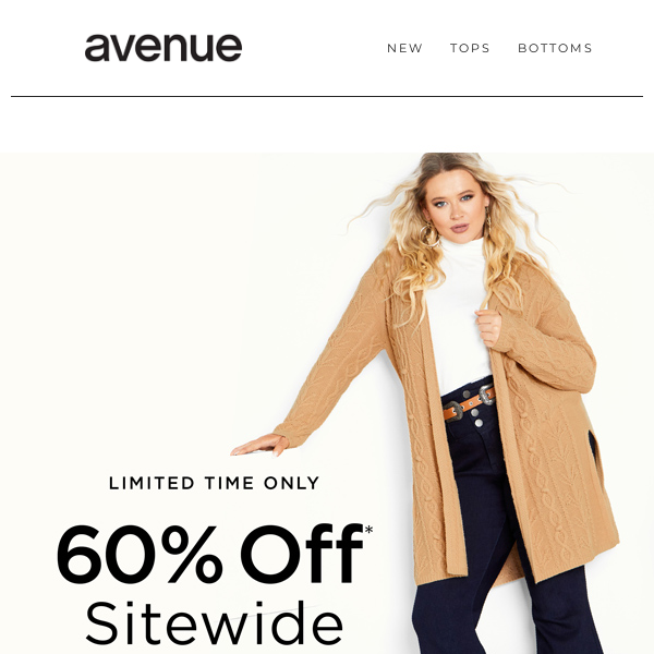 Neutral Favorites with 60% Off* Sitewide