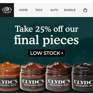 Clyde's Leather Recoloring Balm – Clyde's Leather Company