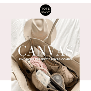 Canvas Bags to Pair with Cotton Canvas ToteSavvy