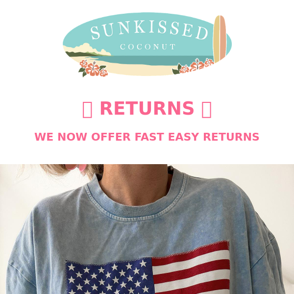 GUESS WHAT📦 NEW FAST EASY RETURNS.