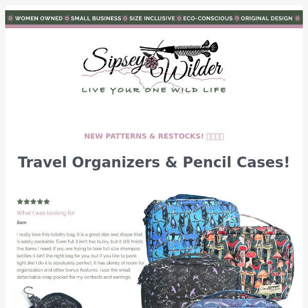 Get ORGANIZED! Travel & Pencil Cases!