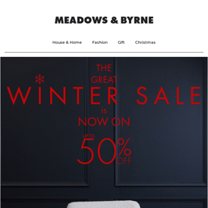 The Great Winter Sale Is Now On!
