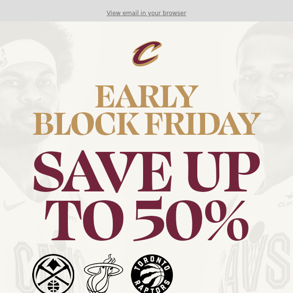 🏀 Up to 50% OFF For EARLY Block Friday!
