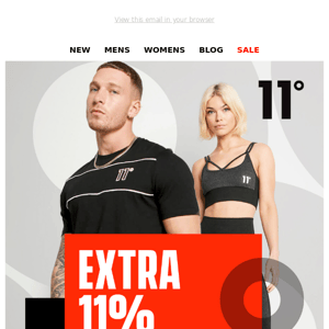 Get an EXTRA 11% OFF Sale 😱