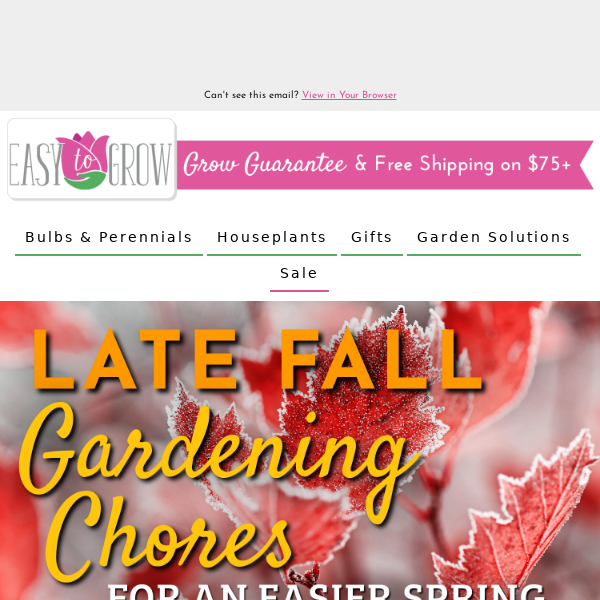 Your Pre-Winter Garden Chore Checklist 🥶