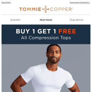 BOGO Free Compression Shirts!