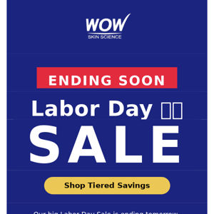 Hurry.. Labor Day Sale Ends Tomorrow 🥺 🎈