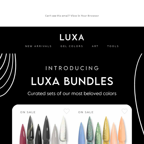 LUXA Bundles have arrived  🎉 🖤