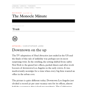 The Monocle Minute – Monday 5 June 2023