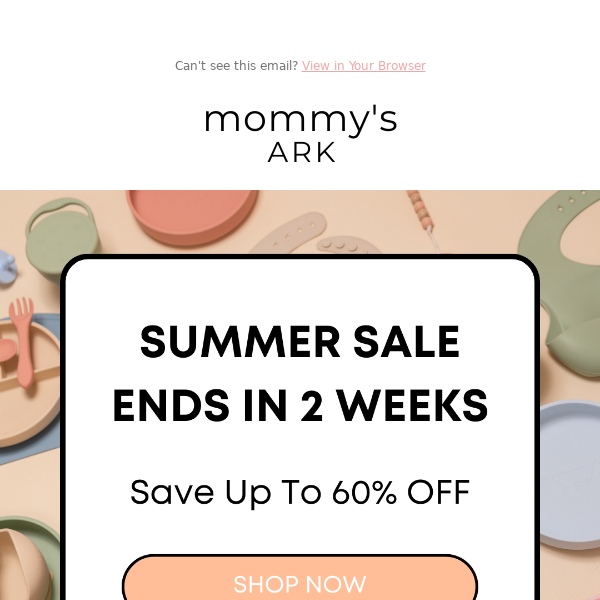 Summer is Almost Over and so is our Sale!