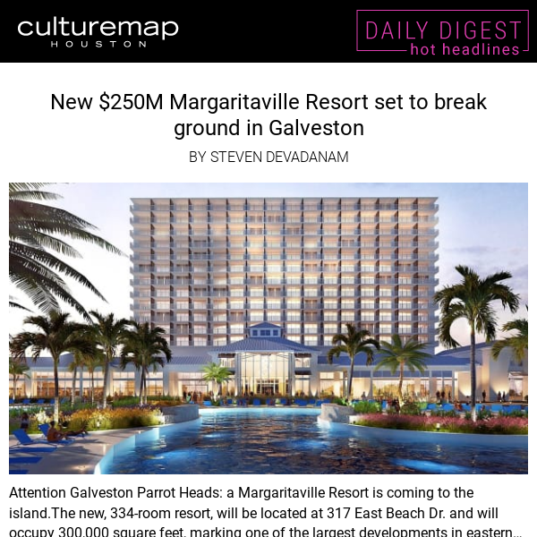 New $250M Margaritaville drifts into Galveston