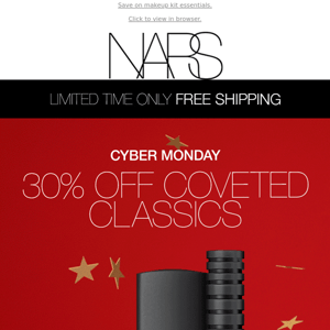 In celebration of Cyber Monday: 30% off.