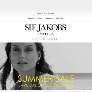 Hot summer sale, cool jewellery!