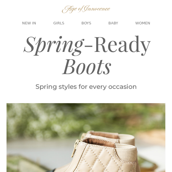 Spring-Ready Boots