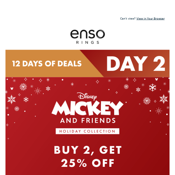 ❄ 25% Off Disney Mickey and Friends ❄