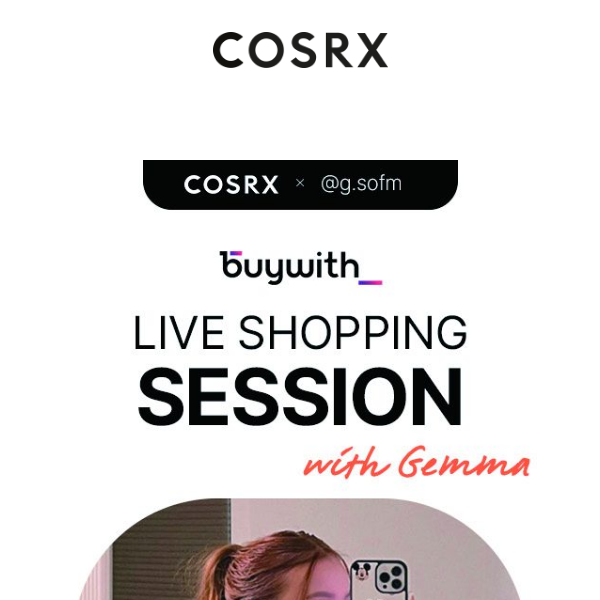 ⏰ Save the date!  | Live Shopping Session 🧡