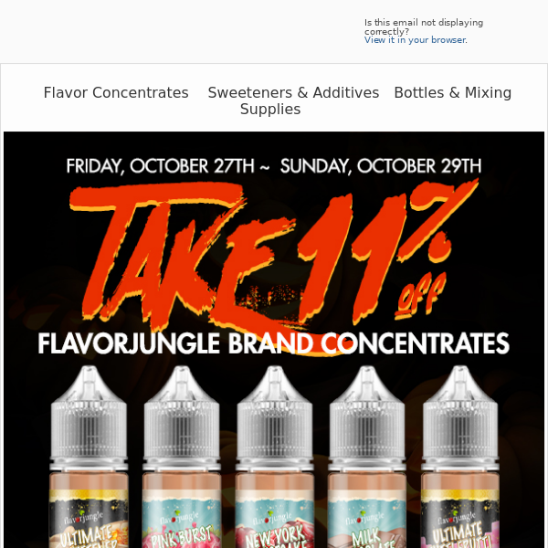 Three Days of Spooky Savings at FlavorJungle.com