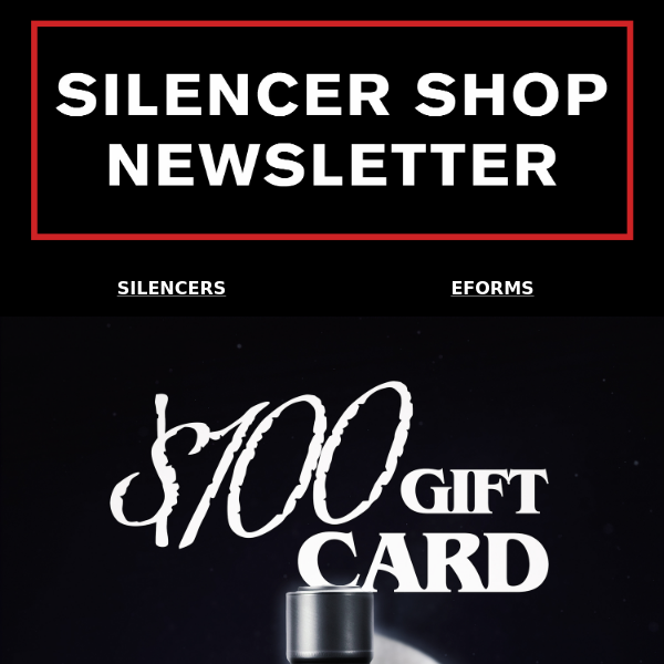 New Silencer Drop & Free $100 Gift Cards