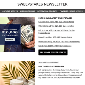 WIN $10,000 for the ultimate shopping spree!