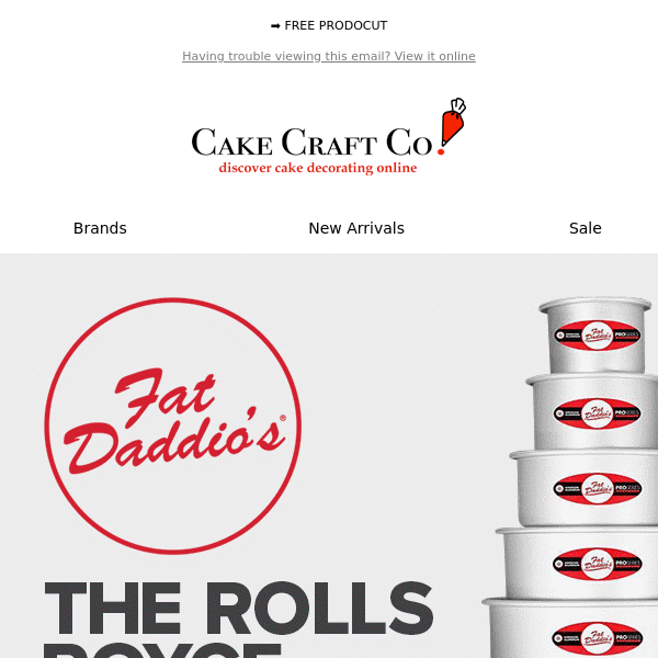 Back in Stock! Fat Daddio's Cake Tin Collection