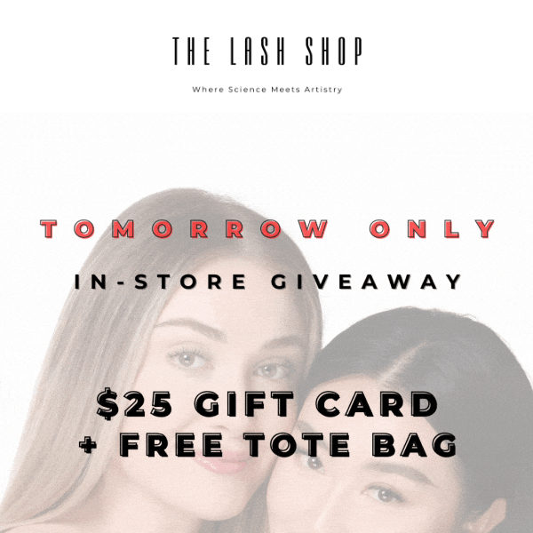 🚨TOMORROW IN-STORE GIVEAWAY🚨