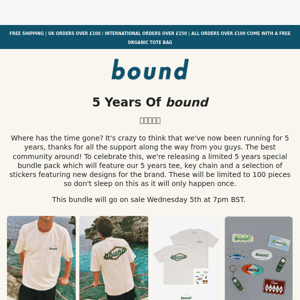 5 Year Tee Bundle ⭐⭐⭐⭐⭐