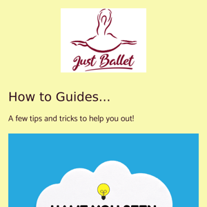 Have you seen our "How to" guides?
