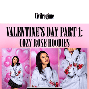 JUST DROPPED! VDay Part 1 Cozy Rose Hoodies