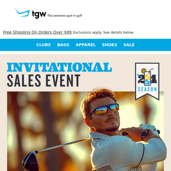 TGW's Invitational Sale Won't Last Long