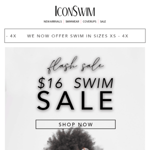 LATE NIGHT FLASH SALE $16 Swim Sale!