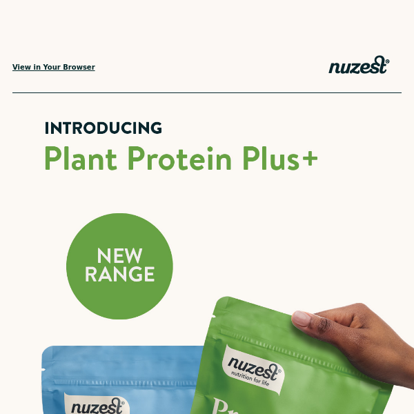 🌱 Power Up with Plant Protein Plus+ Range 🌱