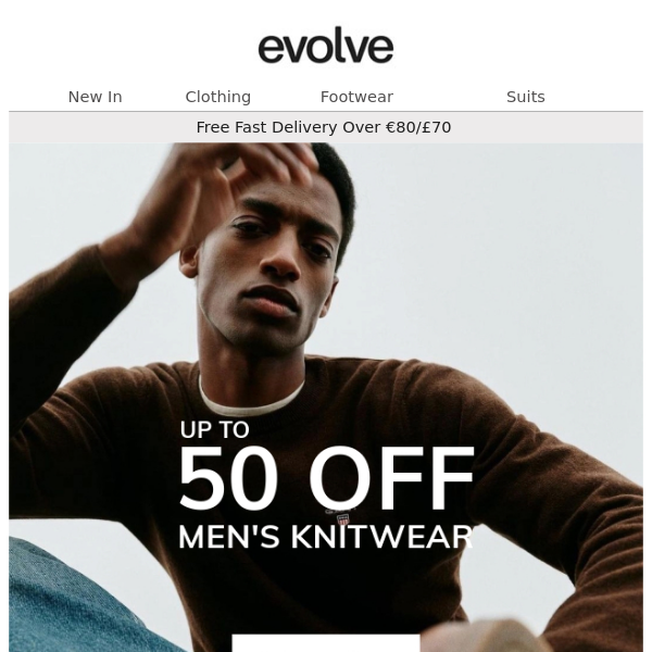 🚨 Up to 50% Off Men's Knitwear Inside 🔥