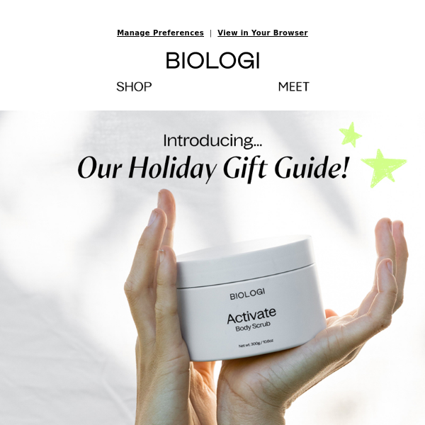 🎁Introducing our Holiday Gift Guide 🎁