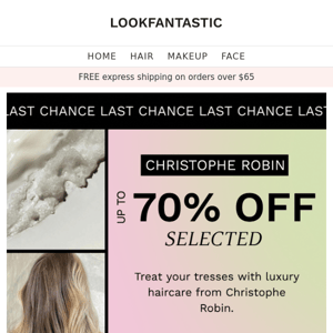 LAST CHANCE ⚠️ Up to 70% Off* Christophe Robin