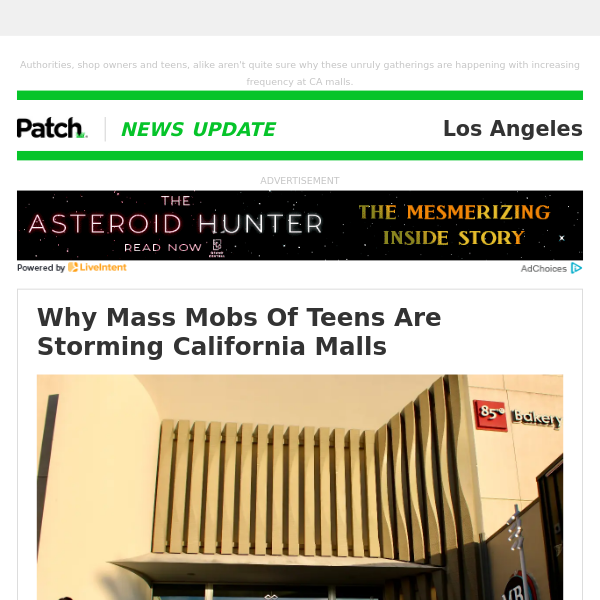 Why Mass Mobs Of Teens Are Storming California Malls (Sat 2:32:17 PM)